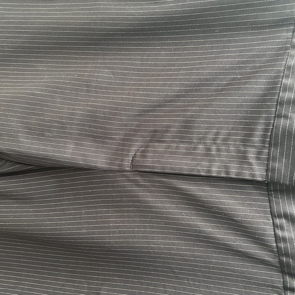 Talbots Pin Stripe Pant Black Size 10 - Picture 2 of 8